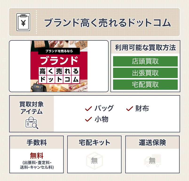 ブランド高く売れるドットコム