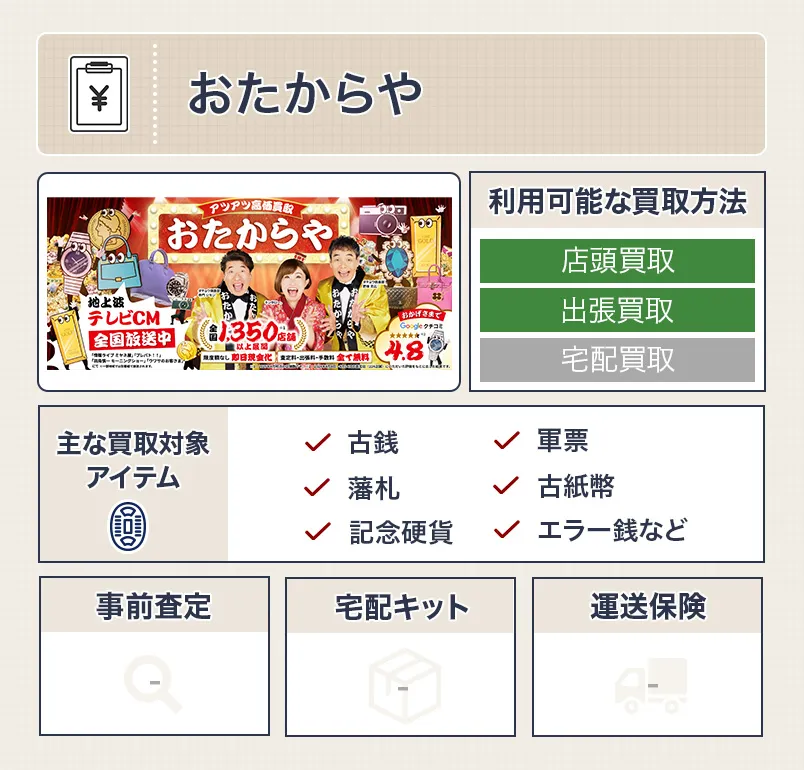 おたからや