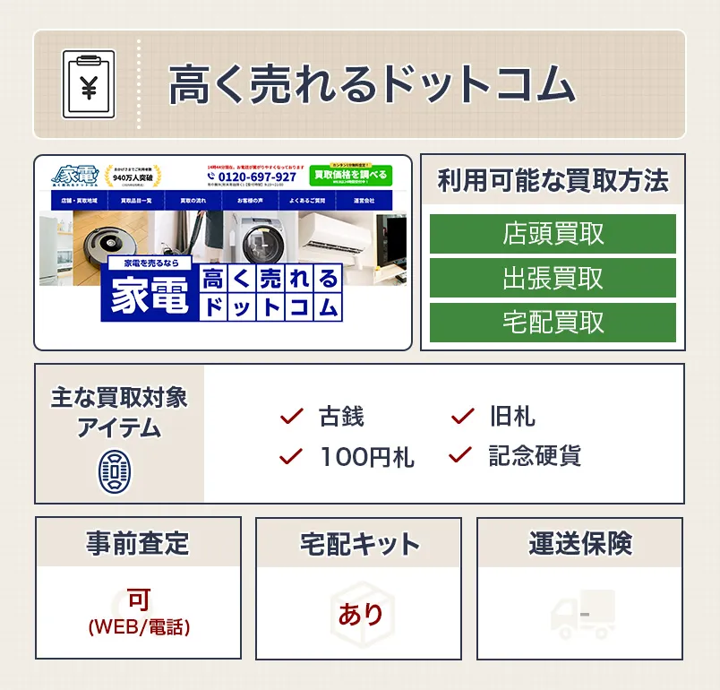 高く売れるドットコム