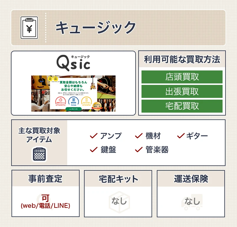 Qsic（キュージック）
