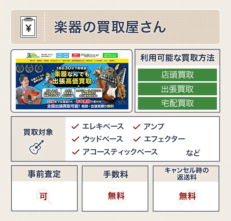 楽器の買取屋さん