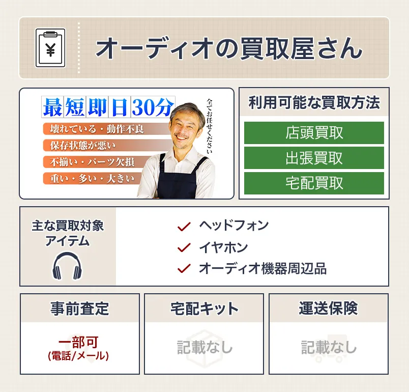 オーディオの買取屋さん