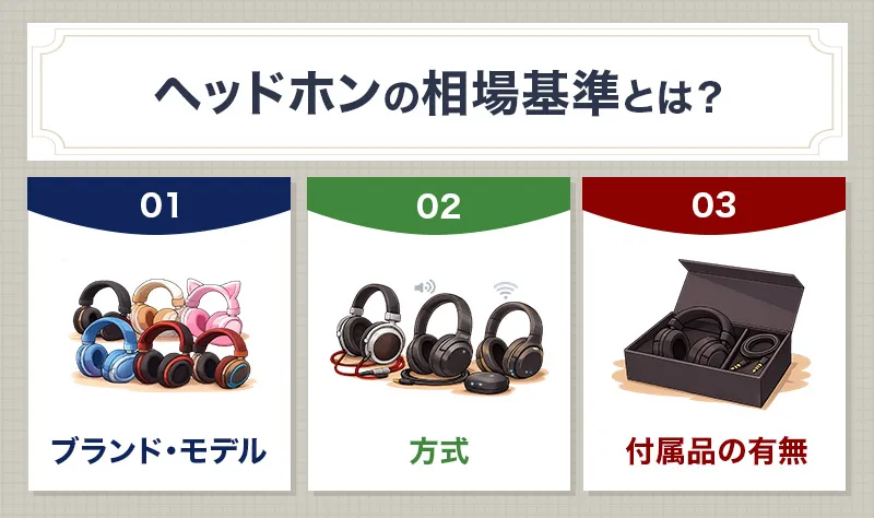 ヘッドホン買取の査定基準