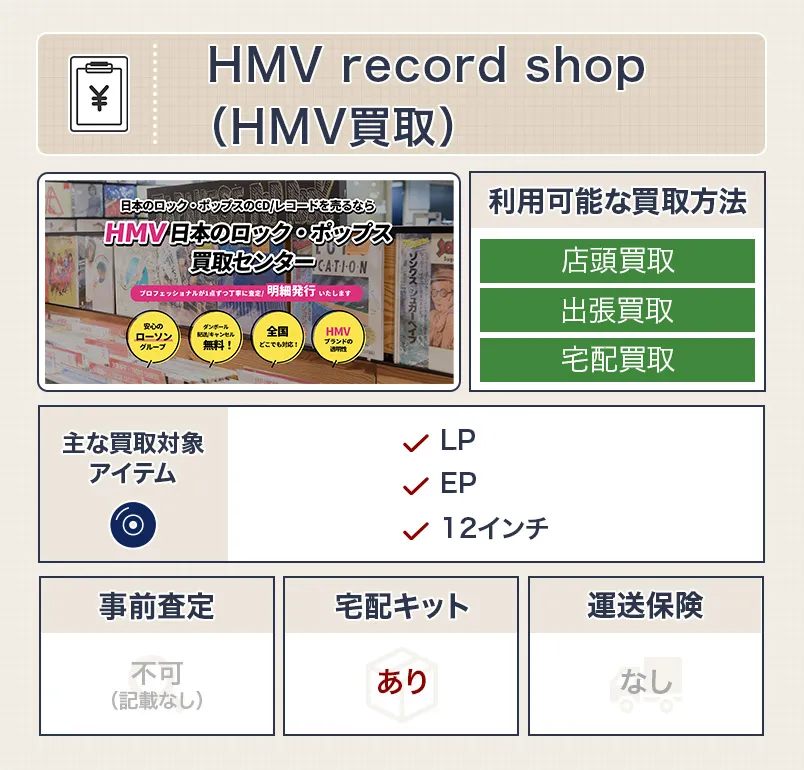 HMV record shop（HMV買取）