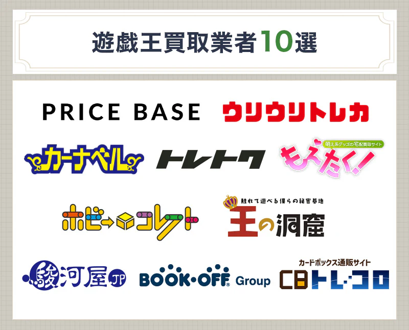 おすすめの遊戯王カード買取業者10選