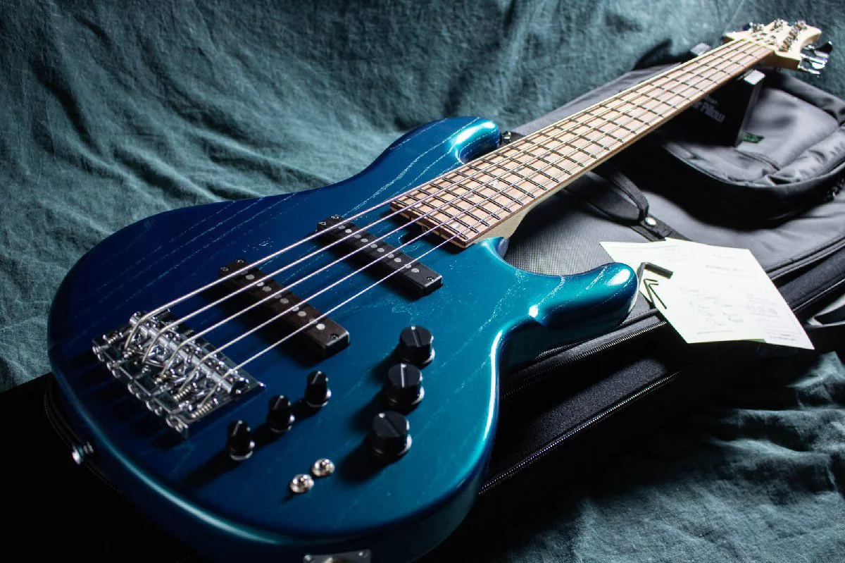 dragonfly CS-5 L.ASH Peacock Blue Metallic on Ash（ギター/青森県）